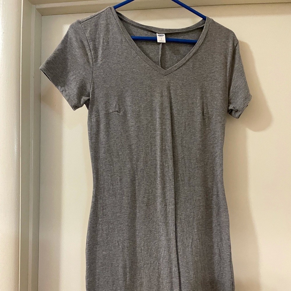 Old Navy Grey T-shirt Dress